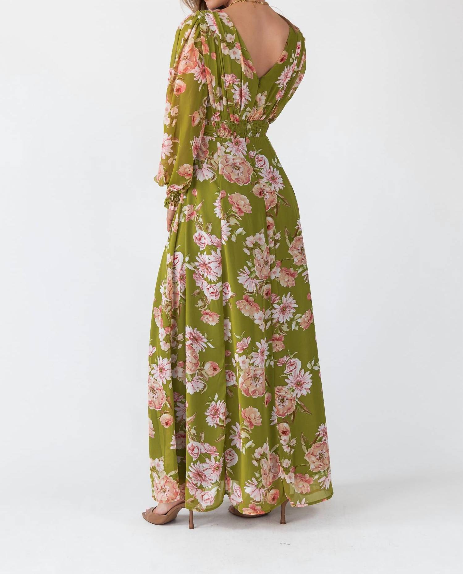 Dress Forum - Dream Girl Floral Print Maxi Dress
