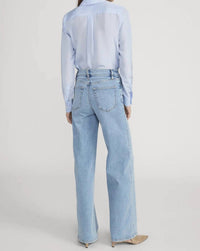 FRAME Le Slim Palazzo Jeans in ripple - women's jeans - view 4