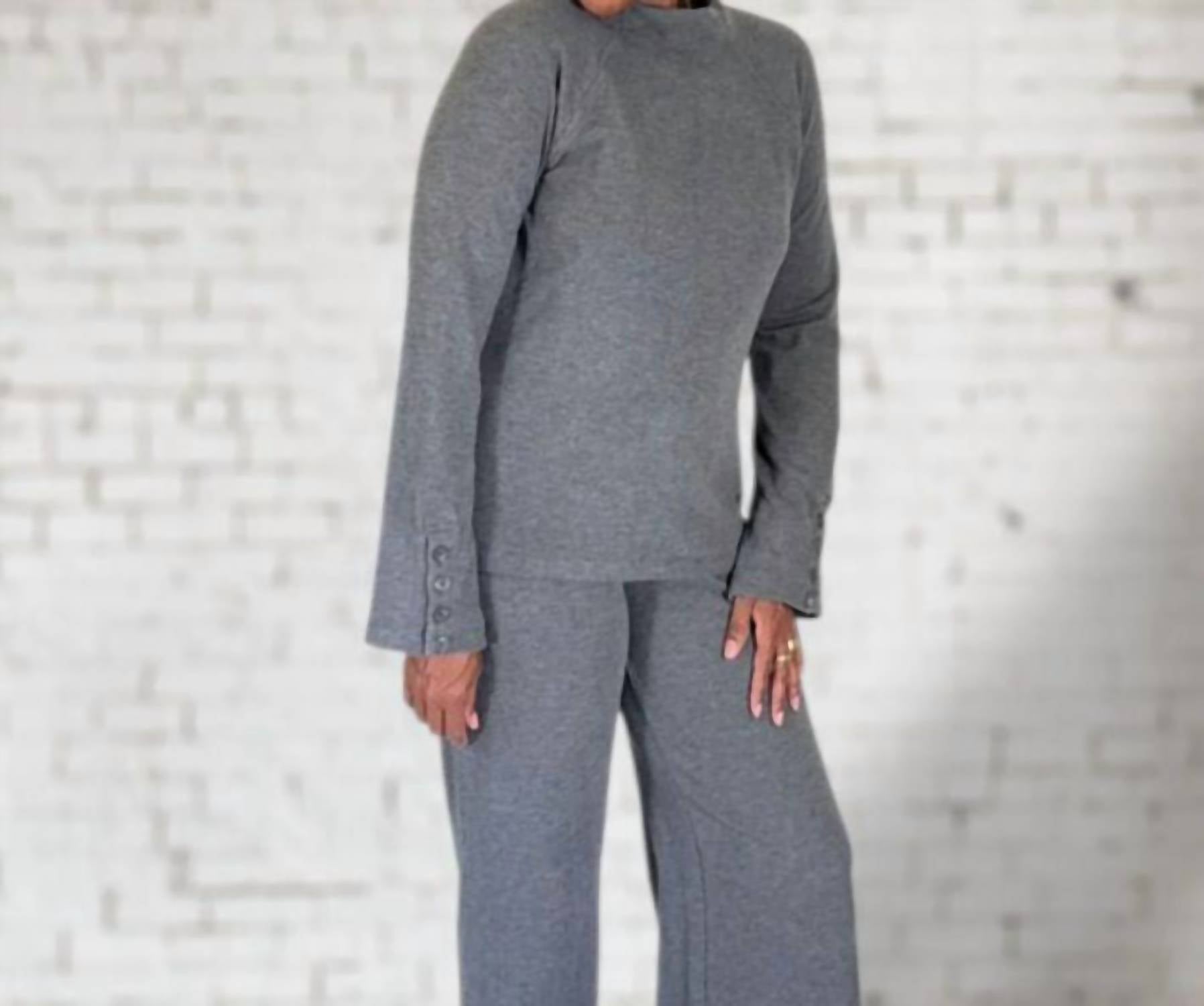 Bobi - Raglan Mock Neck Top