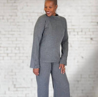 Bobi - Raglan Mock Neck Top