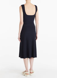 Ribbed Sweetheart Neck Tank Dress