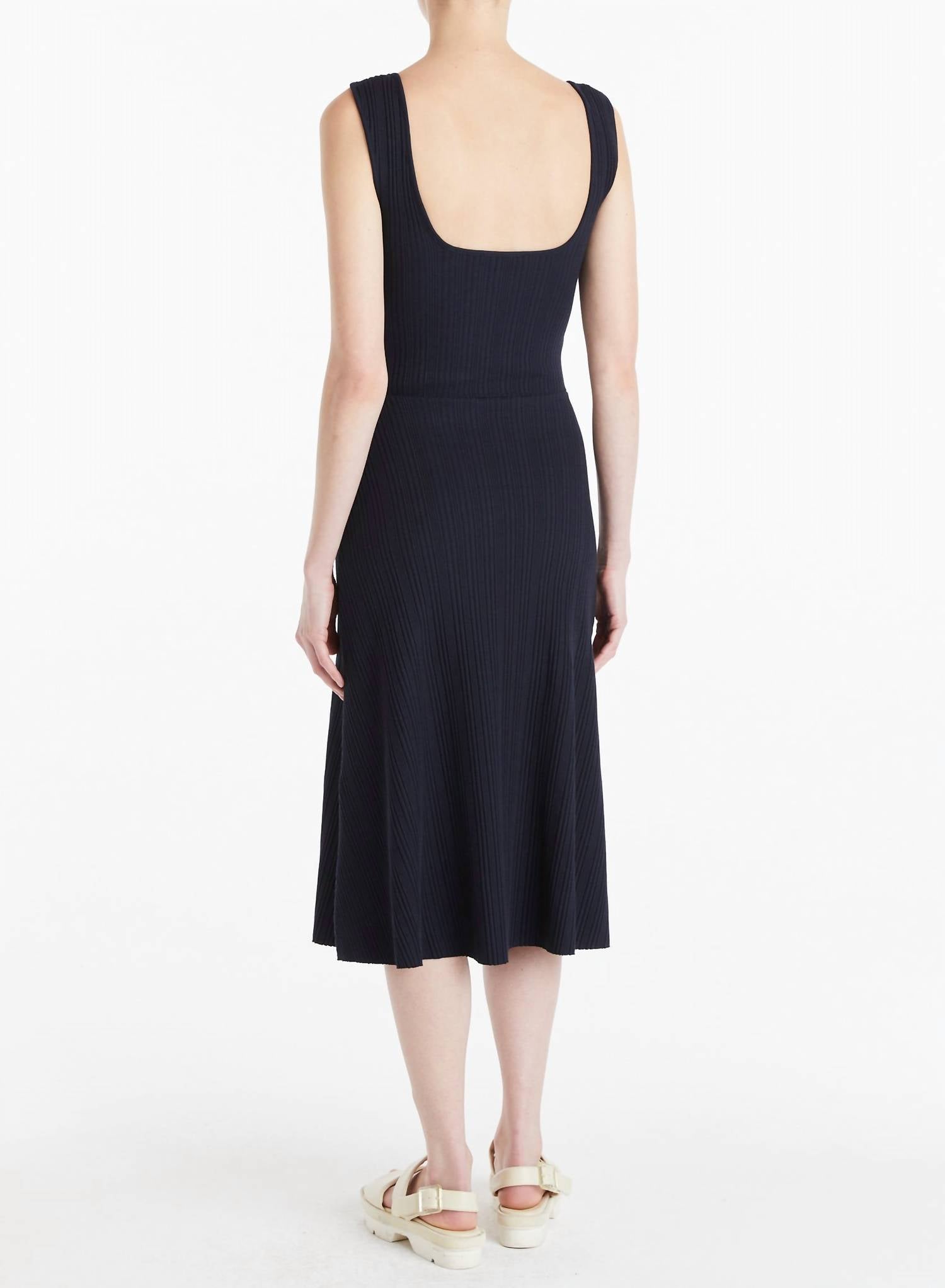 Ribbed Sweetheart Neck Tank Dress