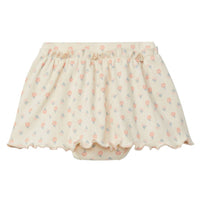 Snug - Girl's Sleeveless Shirt & Skirt With Bloomer