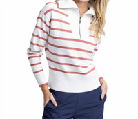 Southern Tide - Maizy Quarter Zip Sweater