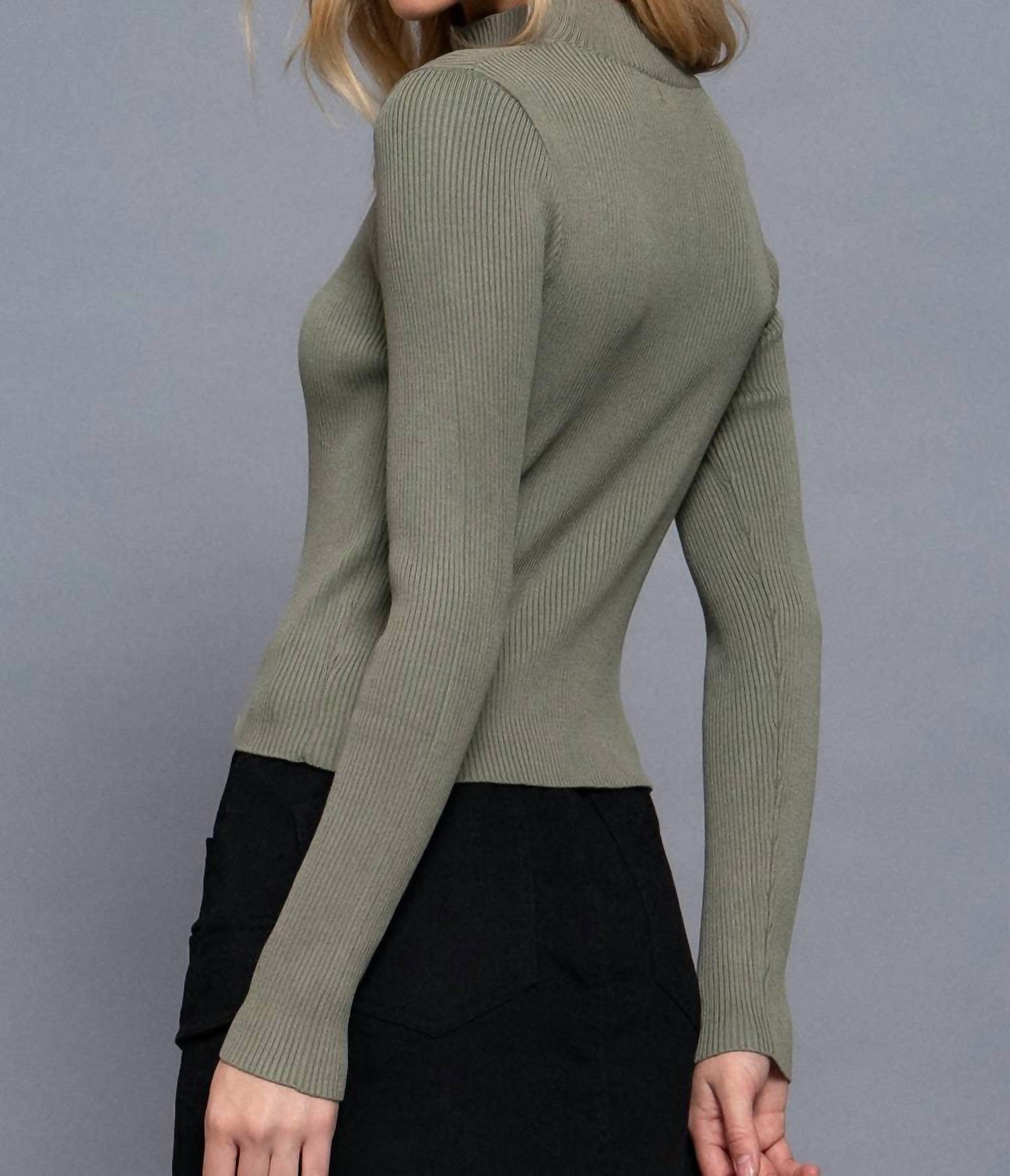 Active Basic - Women's Fitted Ribbed Double Zip Cropped Top