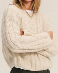 Velvet By Graham & Spencer - Marina Timeless Cable Knit Sweater