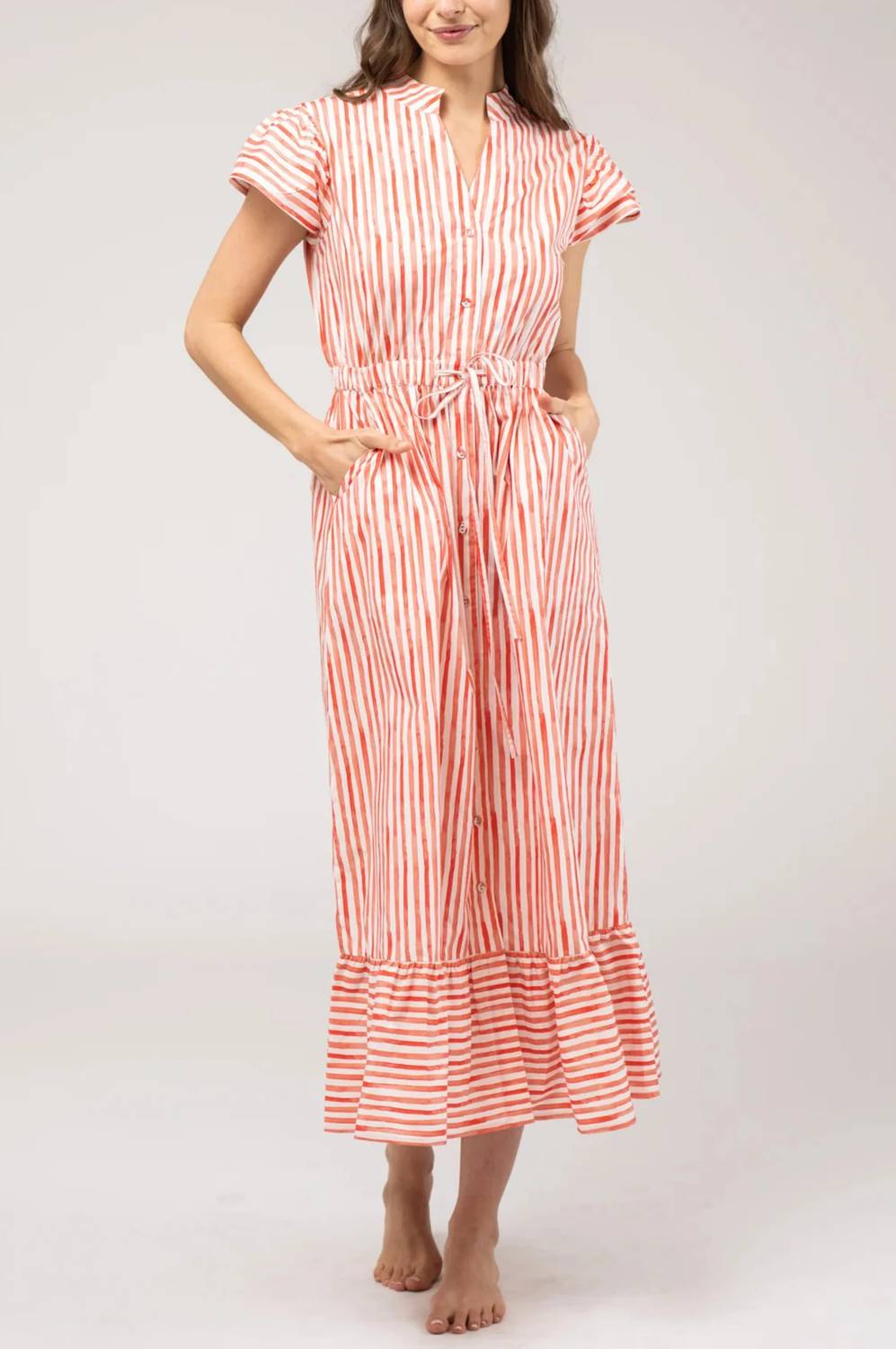 Beau & Ro - Flutter Midi Dress