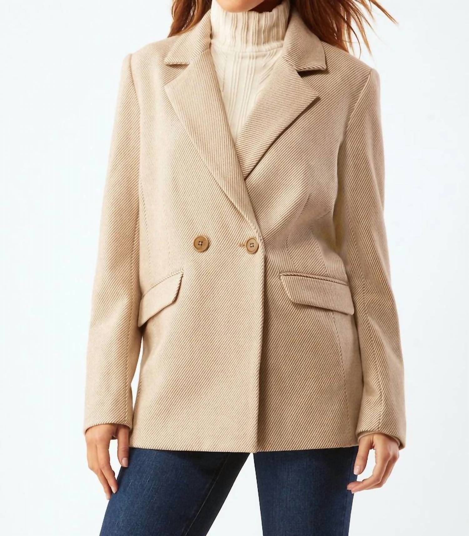 Ecru - Blazer Coat