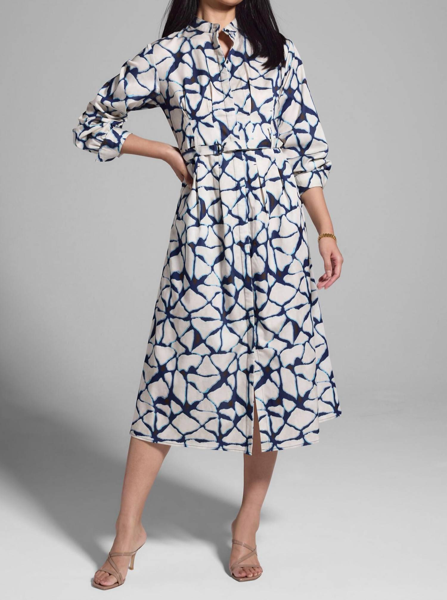 Nic + Zoe - Fractured Lines Shirt Dress