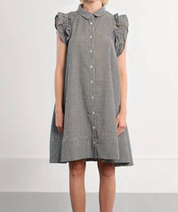 Lili Sidonio - Gingham Shirt Dress