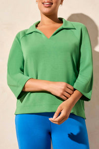 Tribal - 3/4 Sleeve Henley Top
