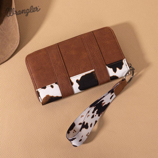 Wrangler - Cow Print Wallet