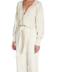 Les Tien - Diana Cropped Cardigan