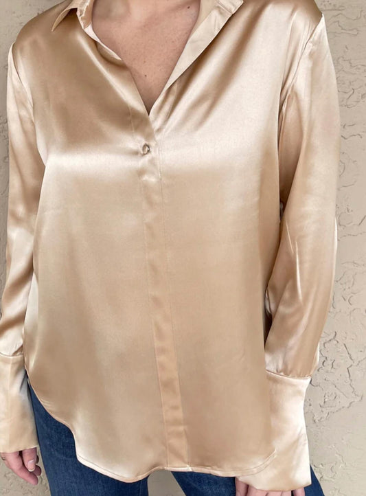 Catherine Gee - Daria French Cuff Silk Blouse