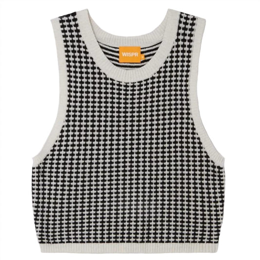 Brodie Cashmere - Sunnie Crop Tank Top