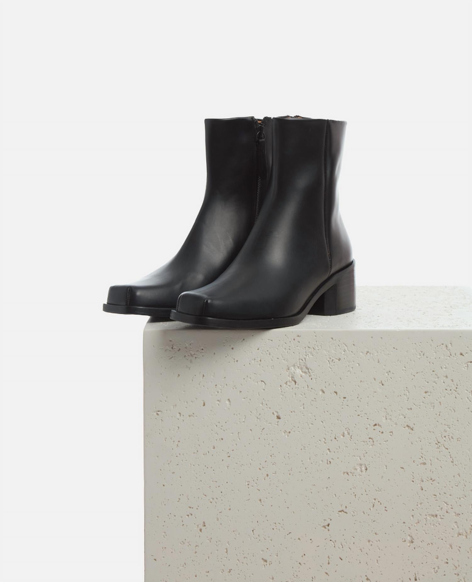 COCLICO Women's Action Leather Boot in ajax black - women's shoe - view 4
