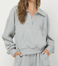 Needii - Willow Waffle Knit Sweatshirt