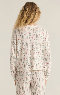 Z Supply - HOLIDAY SPIRITS LONG SLEEVE TOP