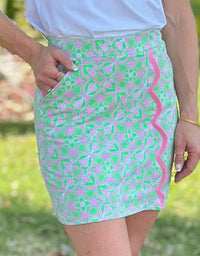 Ana Clare - Kassie Trimmed A-line Skorts