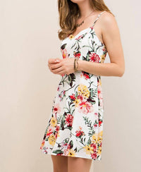 Entro - Ready For Spring Floral A-line Dress