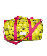TEREZ Girl's Scuba Duffle Bag in tennis balls - kids' bag