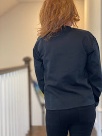 Moving Forward - Rhinestone Owl Sweatshirt