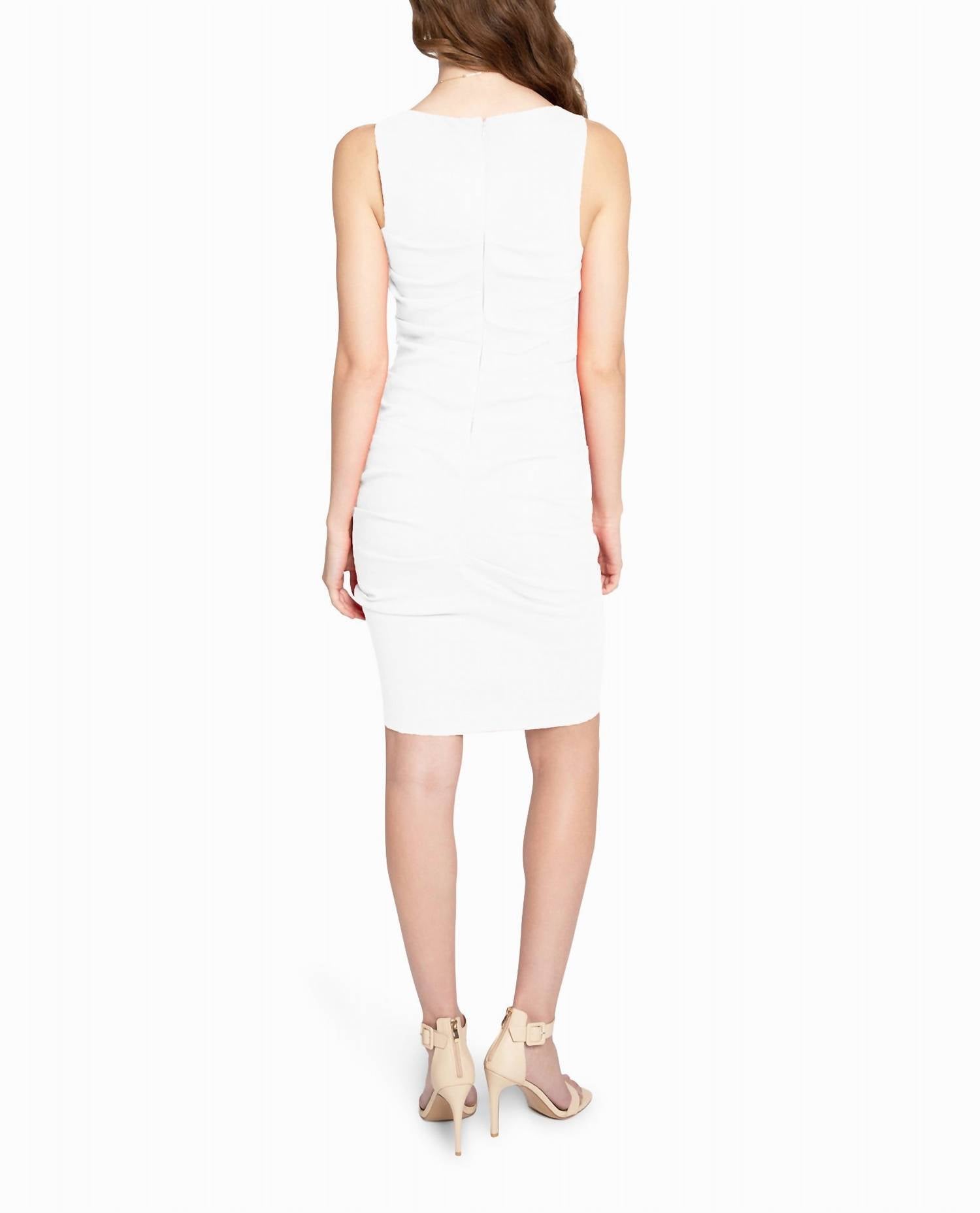 Nicole Miller - Stretch Scoop Neck Lauren Dress