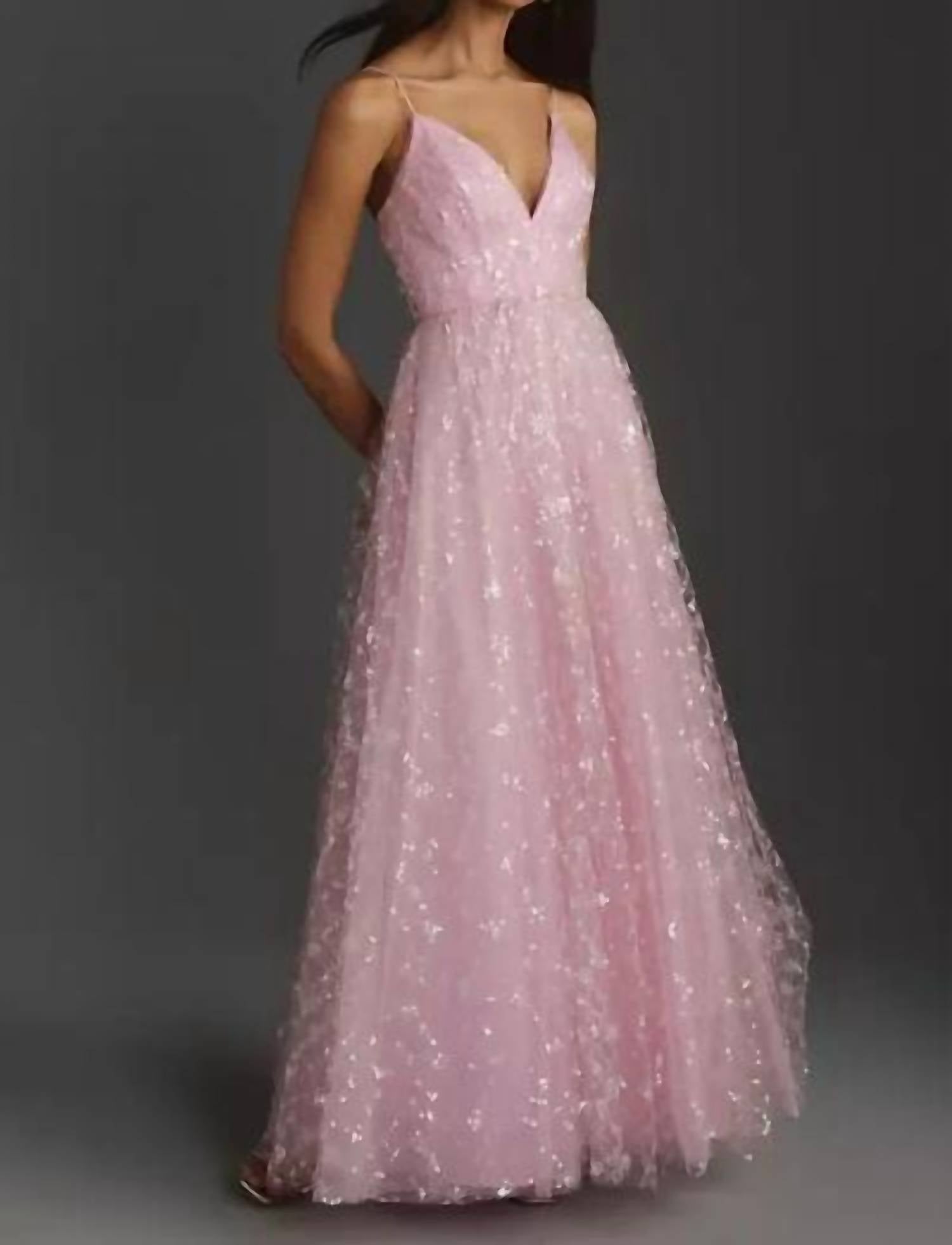 Ml Monique Lhuillier - Women's Layla Lace Long Dress