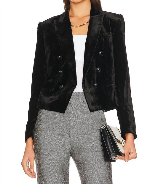 L'Agence - BROOKE DOUBLE BREASTED CROP BLAZER