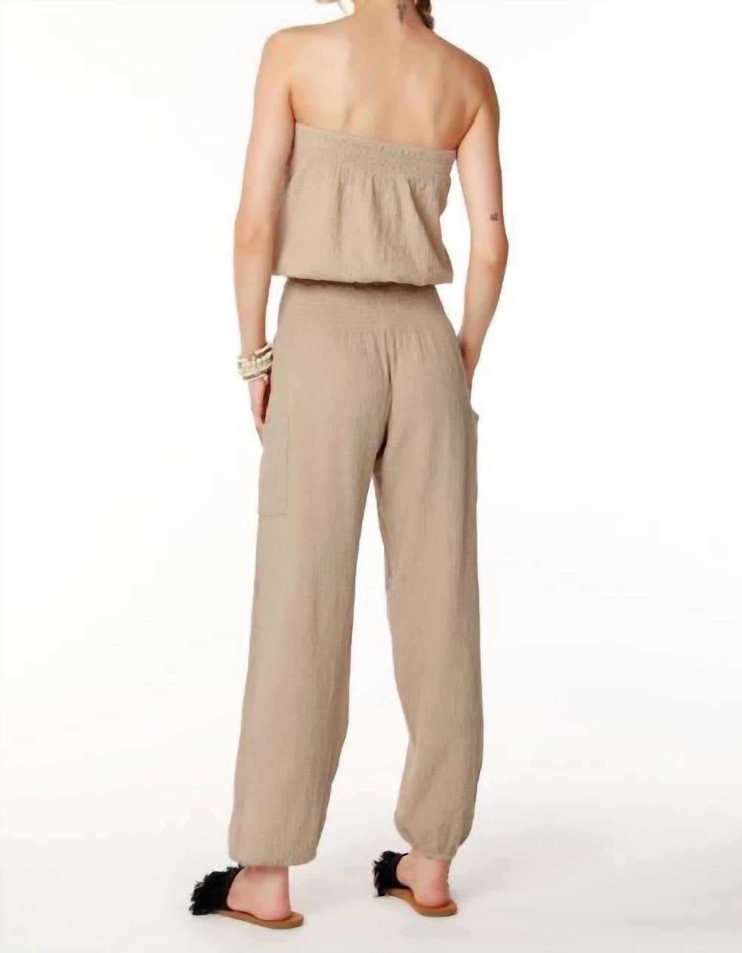 Bobi - Smocked Hem Tube Top