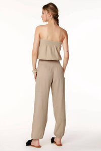 Bobi - Smocked Hem Tube Top