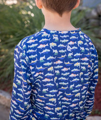 Blue Quail Clothing Co. - Catch of the Day Long Sleeve Performance Tee