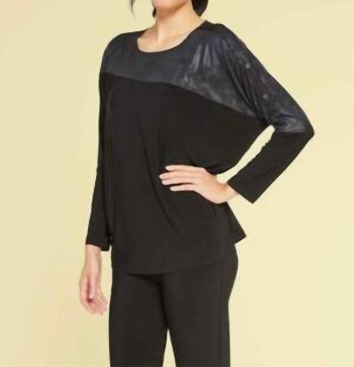 Sympli - Stormy Boxy Top