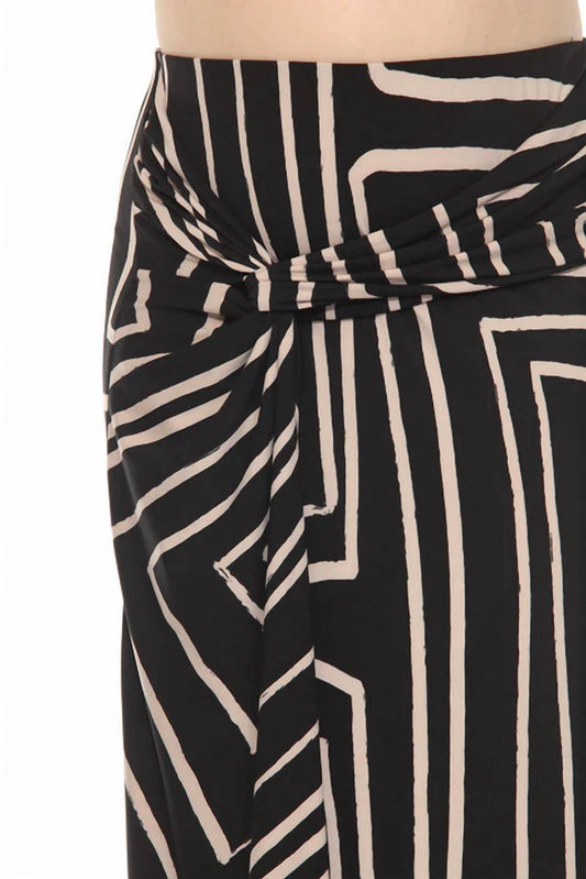 Joseph Ribkoff - High-waist Midi Wrap Skirt