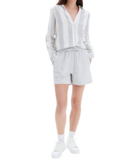 Chrldr - Striped Frida Linen Shirt