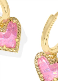 Kendra Scott - Women's Ari Heart Huggie Earrings