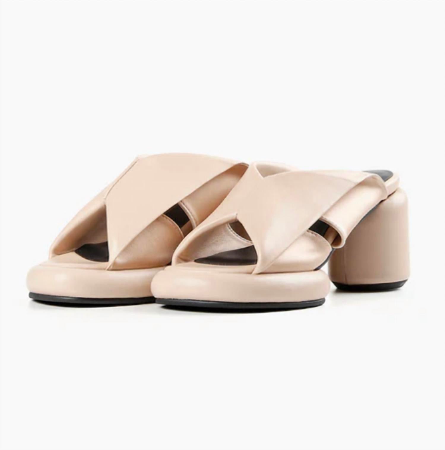 All Black - Women's Mod Collar Mules