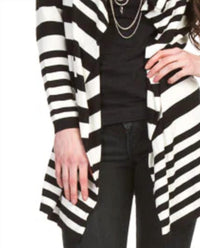 Papillon - Stripped Drape Cardigan