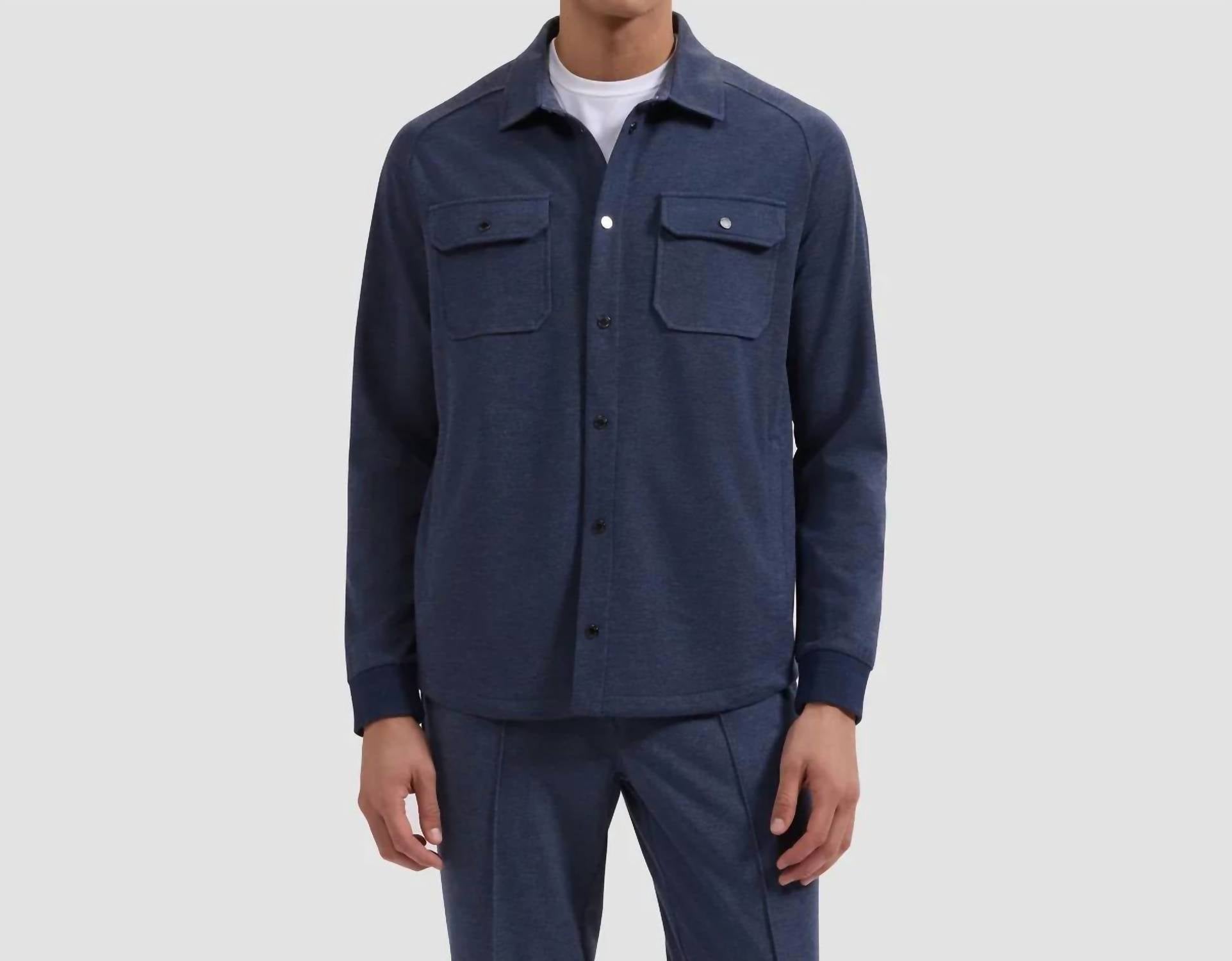 Bugatchi Uomo - Soft Touch Melange Knit Shirt