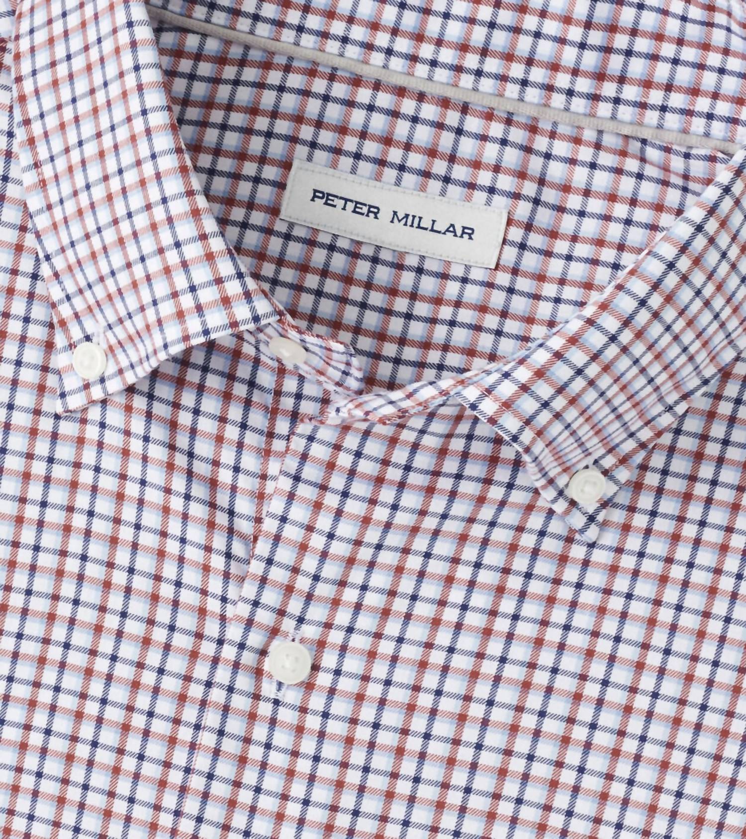 Peter Millar - Julian Crown Light Plaid Button-down Shirt