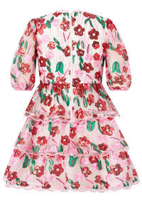 Marlo - Shyla Embroidered Mini Dress