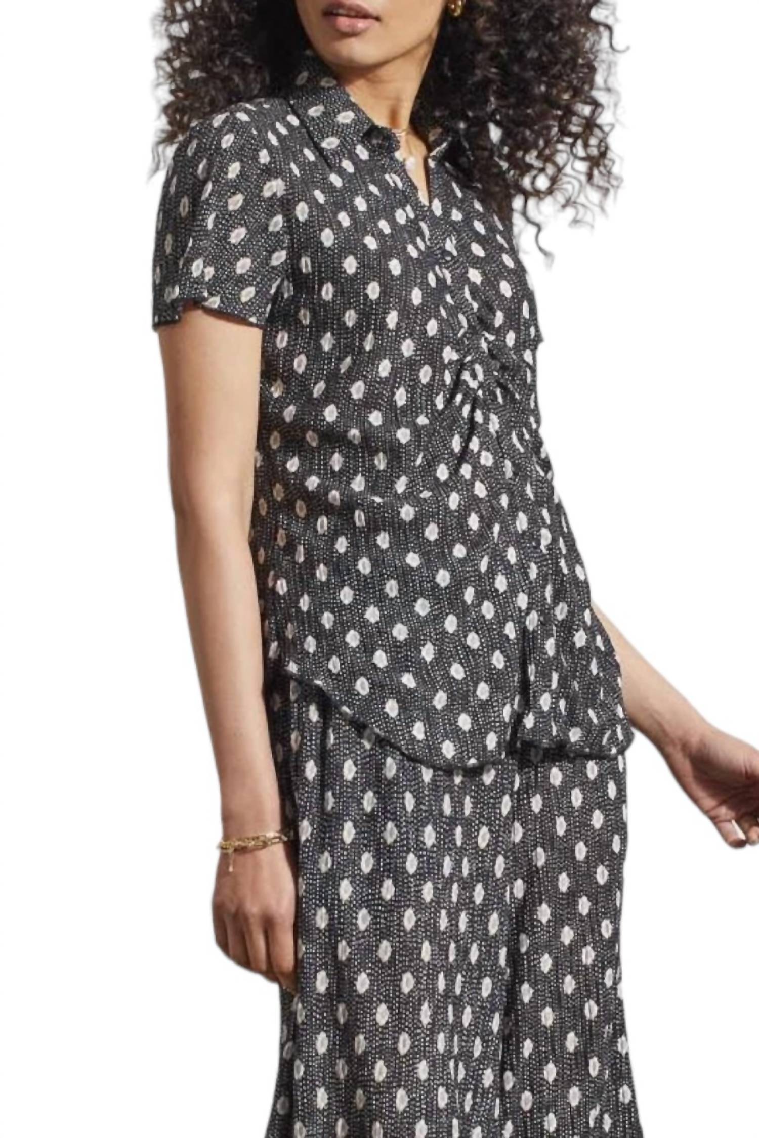 Tribal - Knit Shirred Top