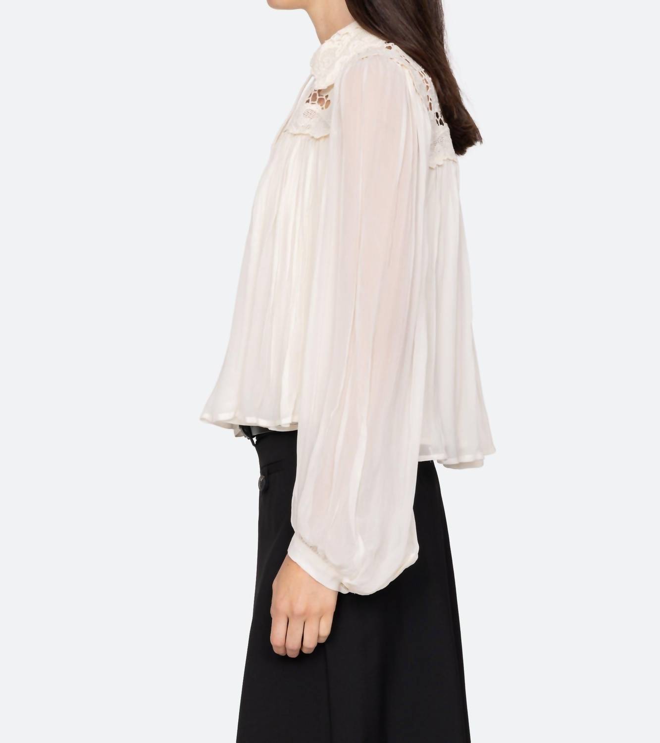 Sea - Daphne Lace Long Sleeve Top