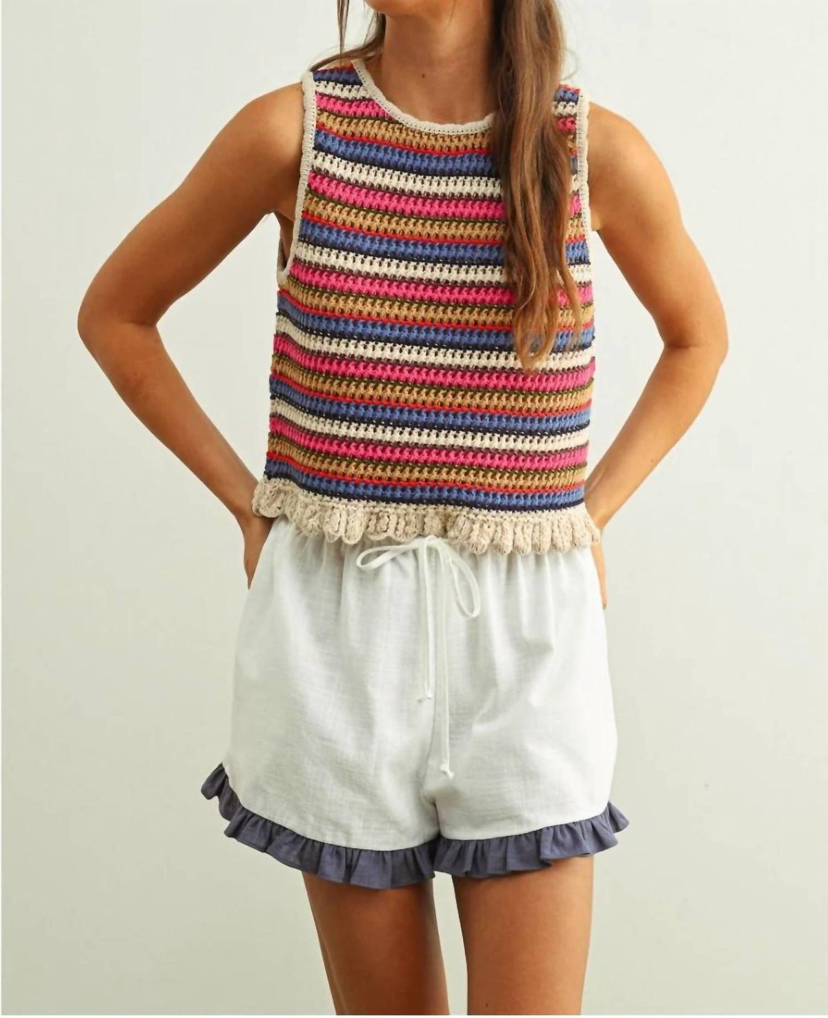 Miou Muse - Women's Sleeveless Knit Top