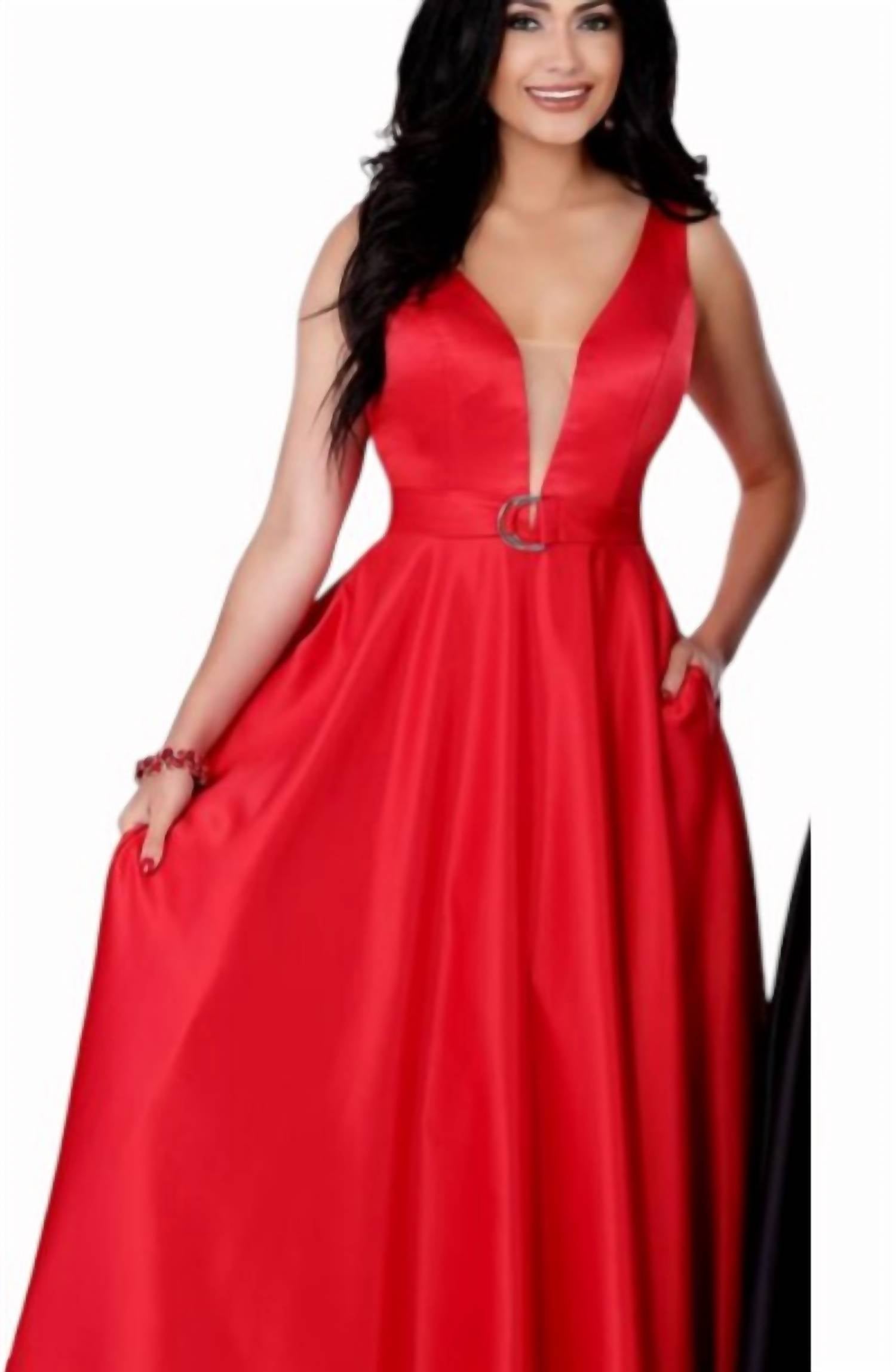 Karishma Creations - Satin Prom Dress