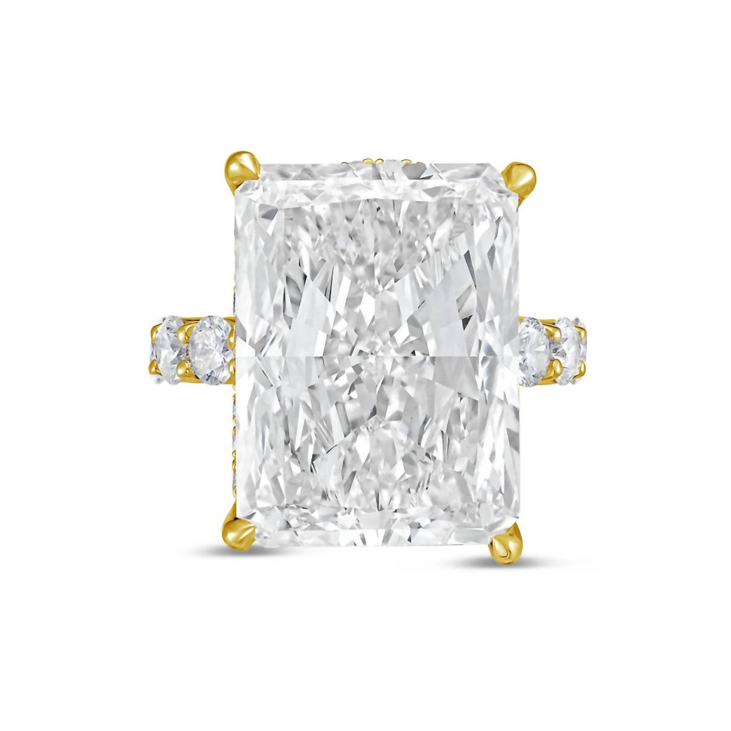 Diana M Jewels - Women's Radiant & Round Lab-Grown Diamond Fashion Ring (5.00 Ct) - Statement