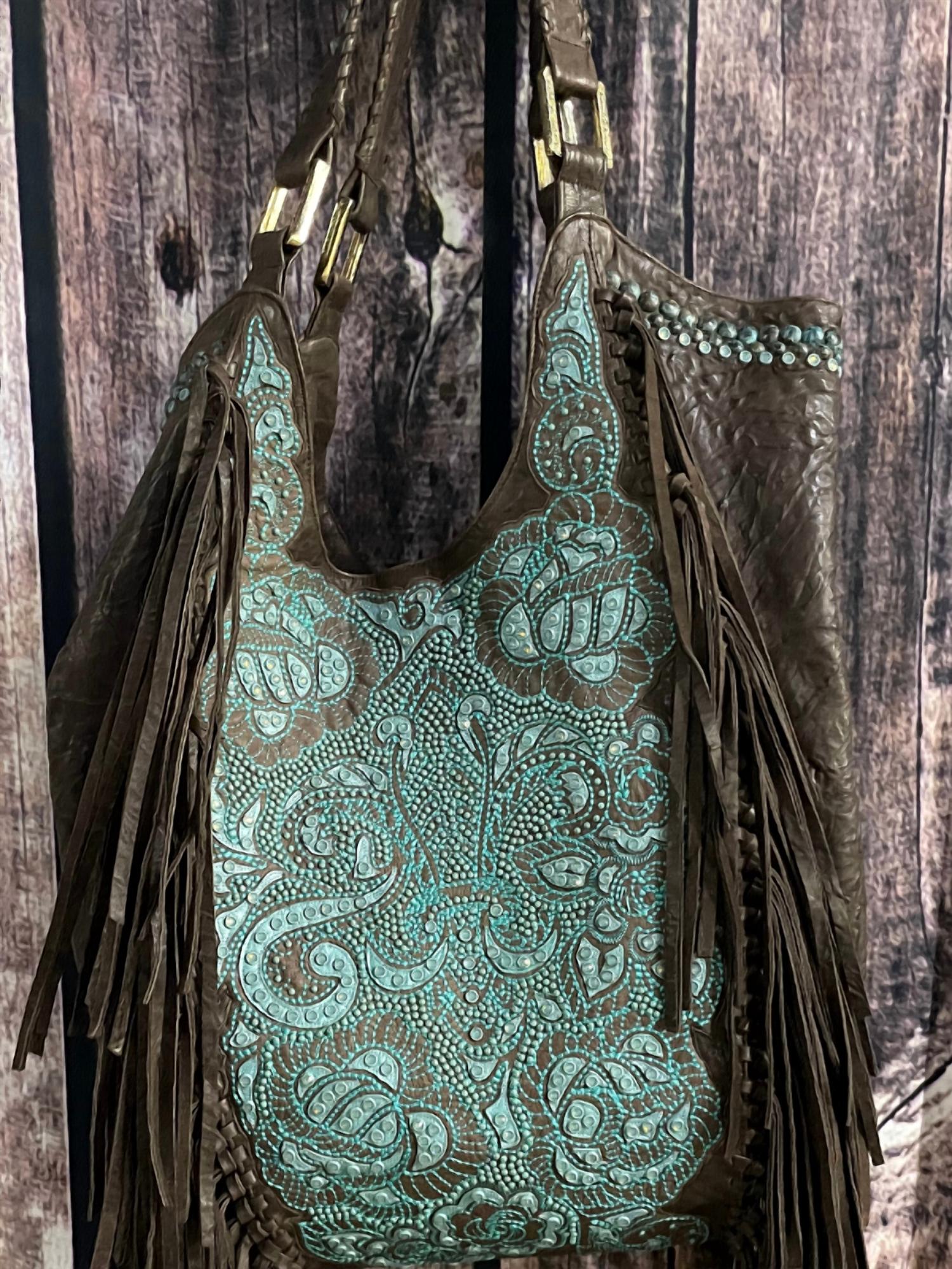 Kippys - Leather Embellished Shoulder Bag