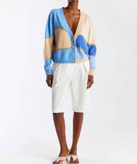 Brodie Cashmere - Abstract Scenic Cardigan