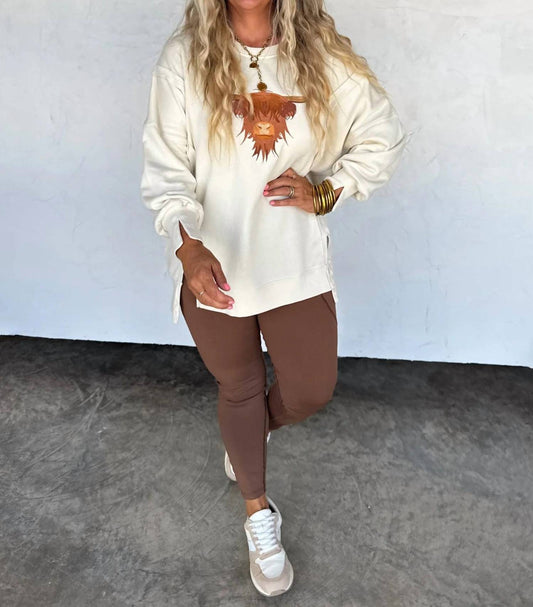 Blakeley - Highland Cow Classic Pullover