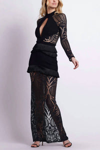 Patbo - Knit Lace Maxi Dress